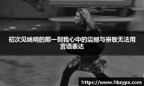 初次见姚明的那一刻我心中的震撼与崇敬无法用言语表达